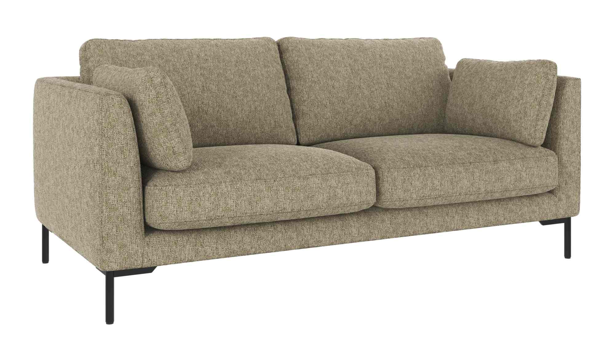 Sofa Corwin 2,5-Sitzer, Bezug Max Grün passt perfekt in stilvolle Wohnräume. Sofa Corwin 2,5-Sitzer, Bezug Max Grün