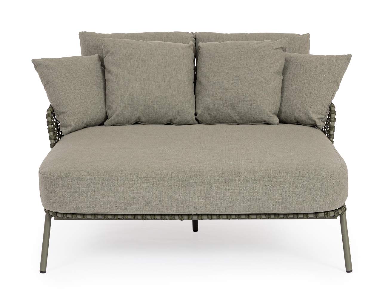 Gartendaybed Ivissa aus Metall, Grün