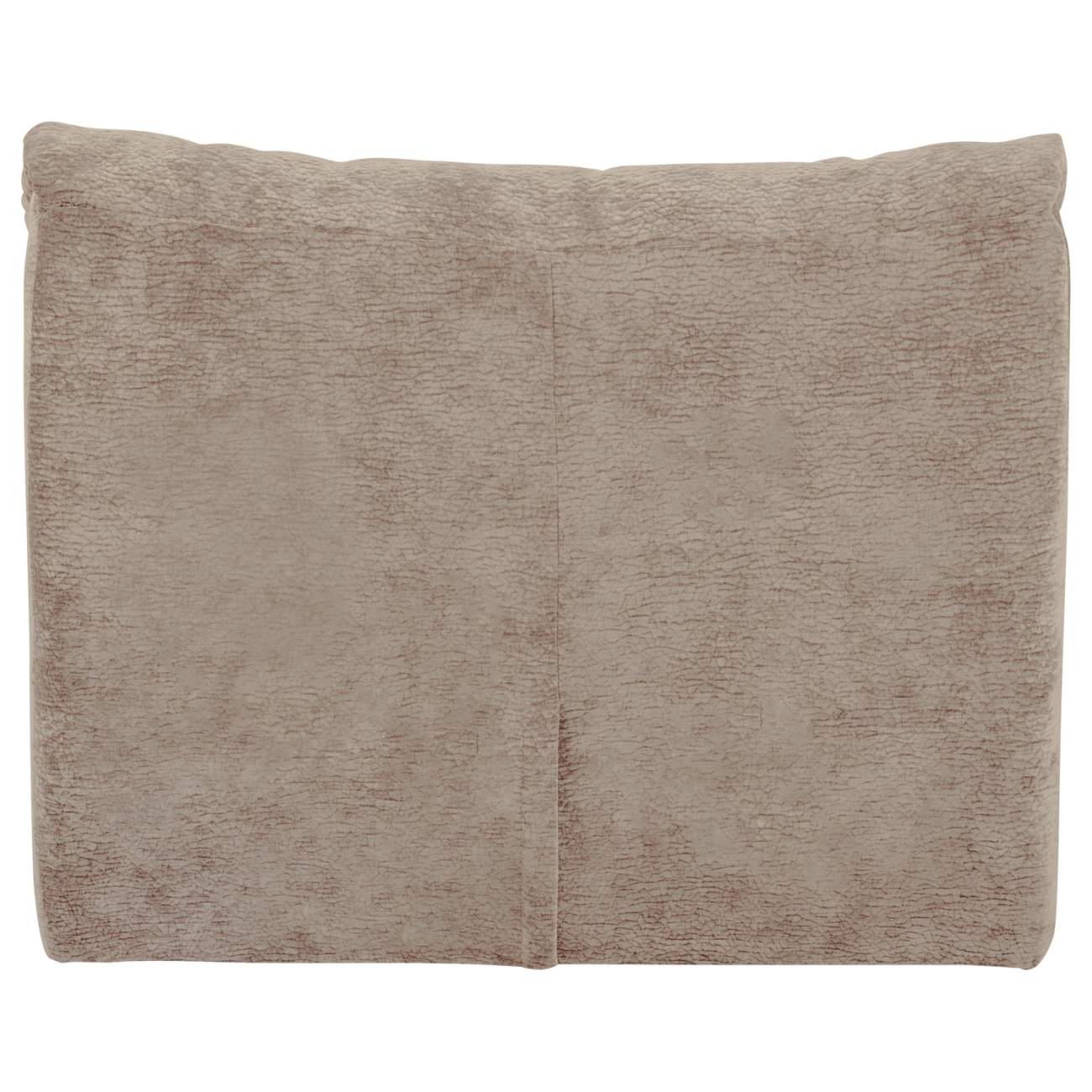 Sessel Baggy aus 3D-Chenille-Stoff, Sand