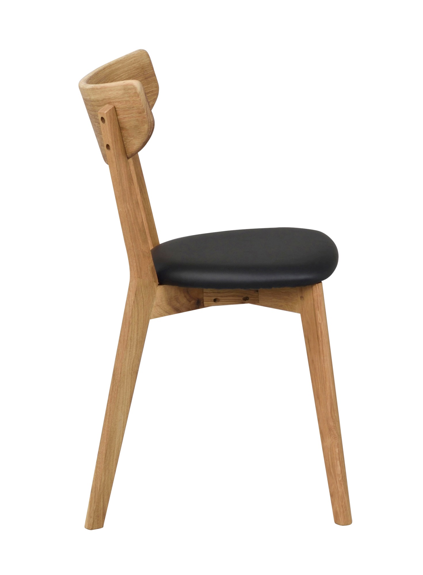 Stuhl Ami Eiche 2er Set, Natur / Schwarz – stilvoller Blickfang für Ihr Zuhause.