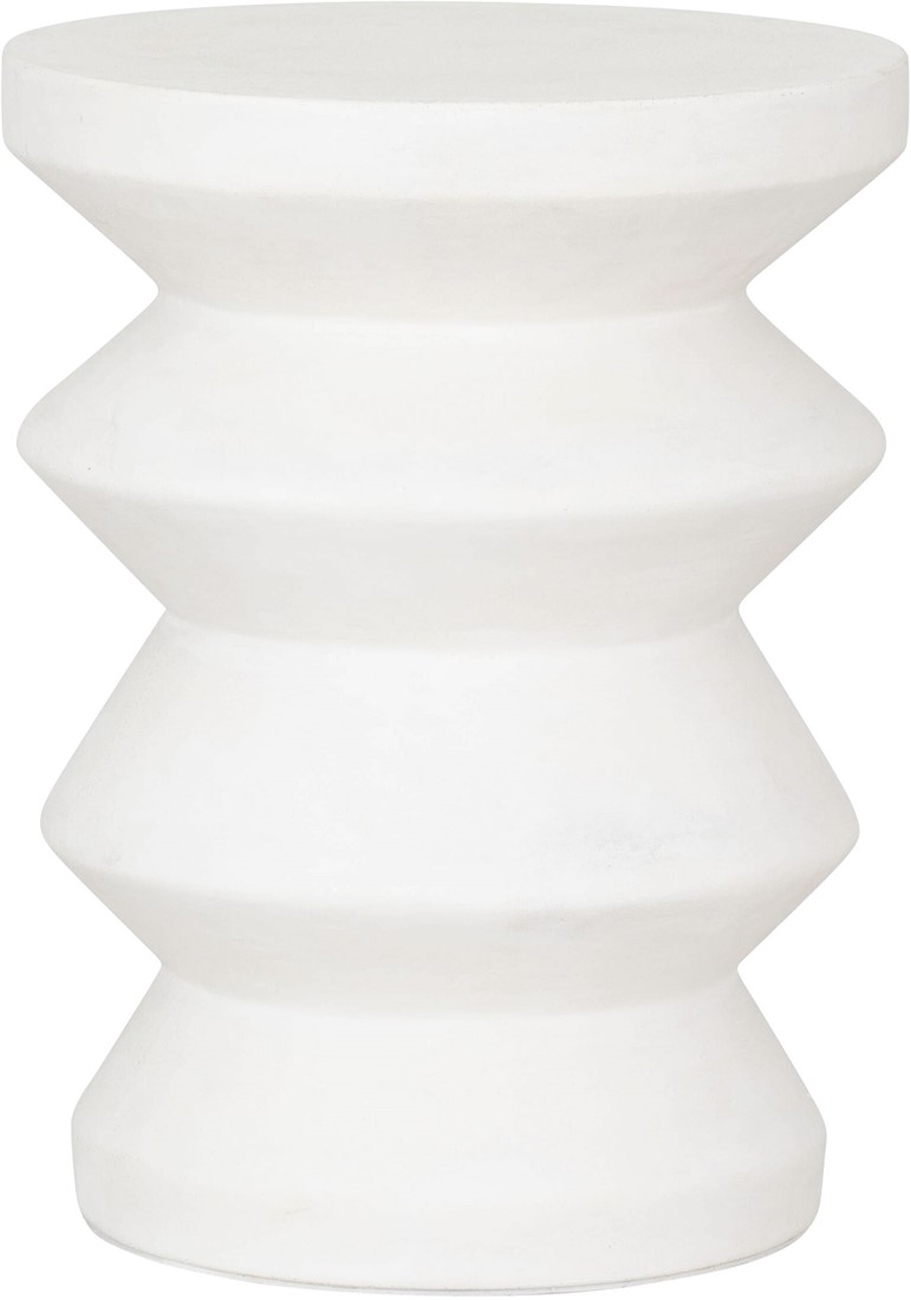 Hocker Zig Zag aus Faserzement, Ø 34 cm Hocker Zig Zag aus Faserzement, Ø 34 cm