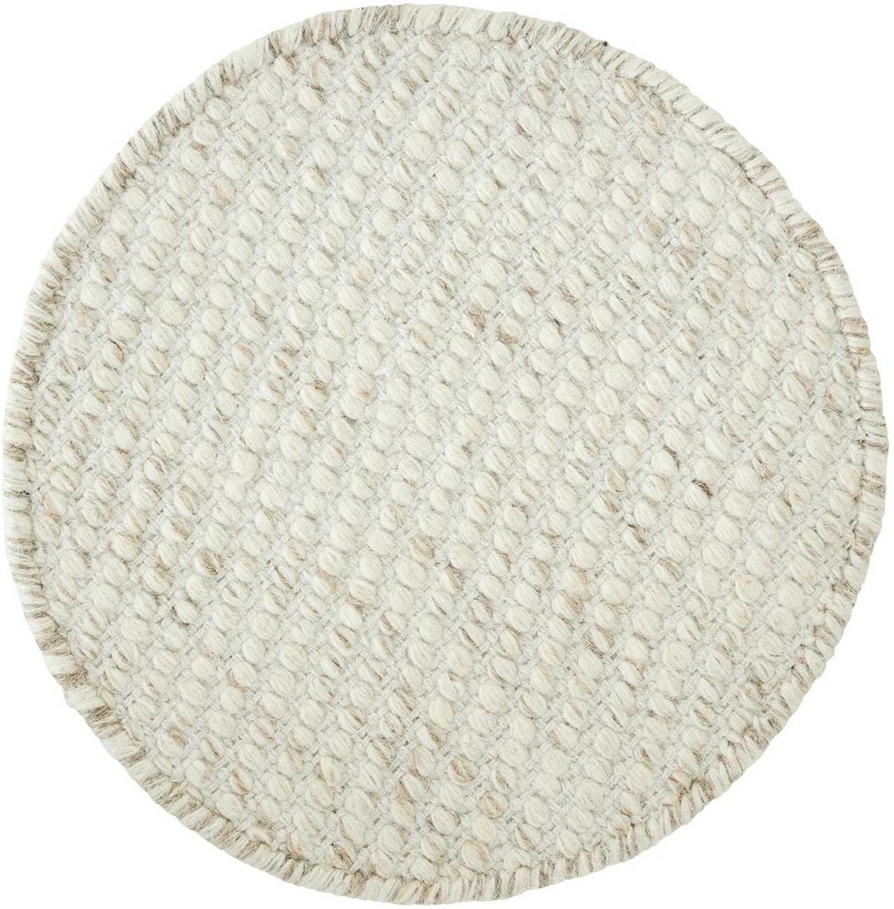 Teppich Asuri aus Stoff Rund Ø 250 cm, Ivory Teppich Asuri aus Stoff Rund Ø 250 cm, Ivory