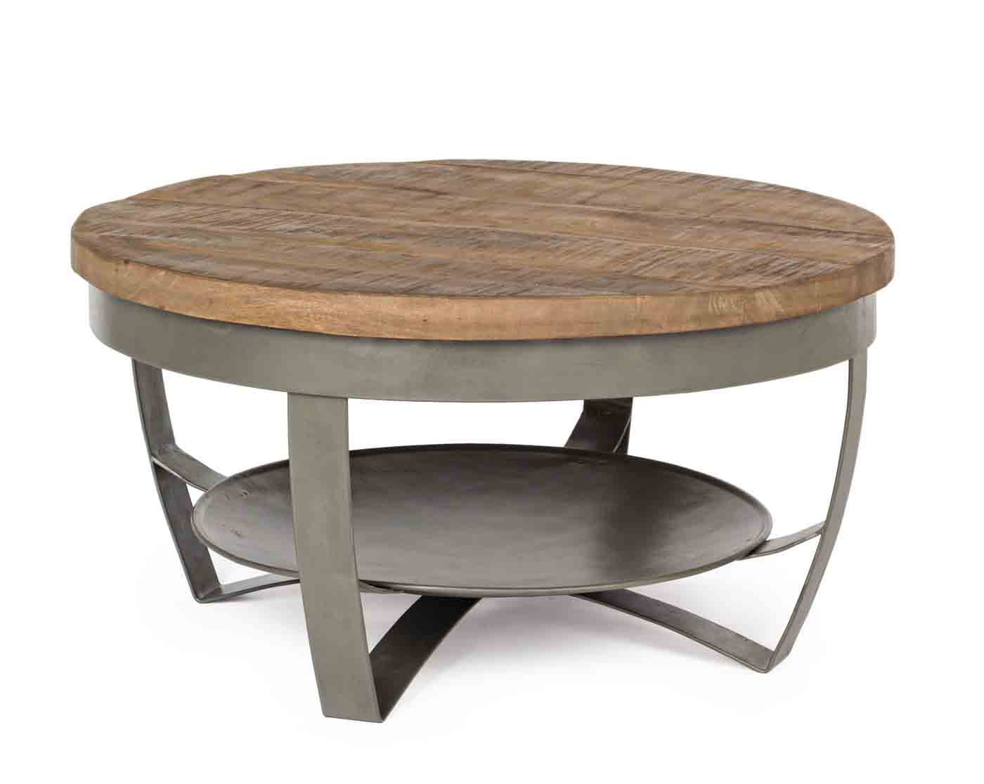 Couchtisch Narvik aus Mangoholz, Ø 65 cm Couchtisch Narvik aus Mangoholz, Ø 65 cm