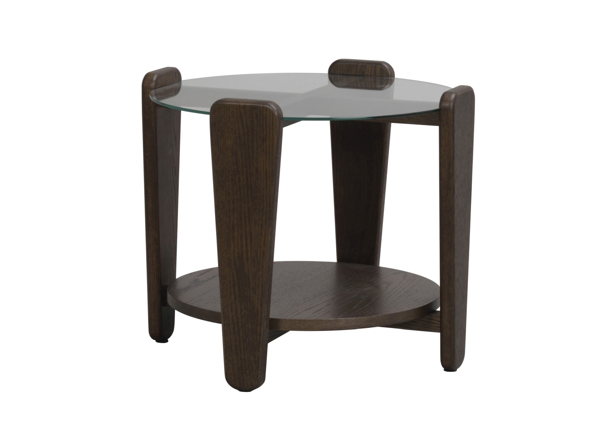 Hochwertiger Couchtisch Arran, Eiche Braun mit Glasplatte, 93cm für jede Einrichtung. Couchtisch Arran, Eiche Braun mit Glasplatte, 52cm