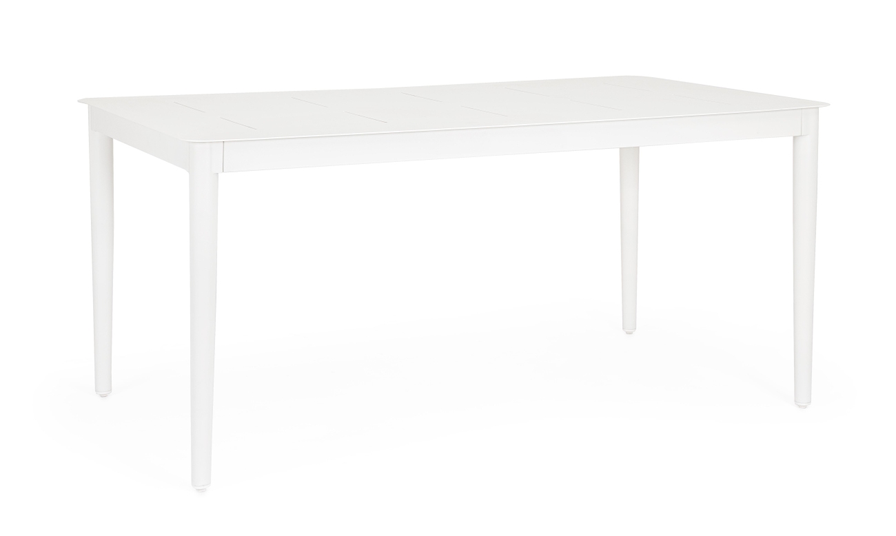 Gartenesstisch Nebula aus Aluminium, Weiß Gartenesstisch Nebula aus Aluminium, Weiß