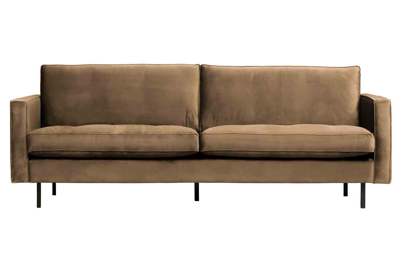 Sofa Rodeo Classic 2,5 Sitzer Samt, Taupe Sofa Rodeo Classic 2,5 Sitzer Samt, Taupe