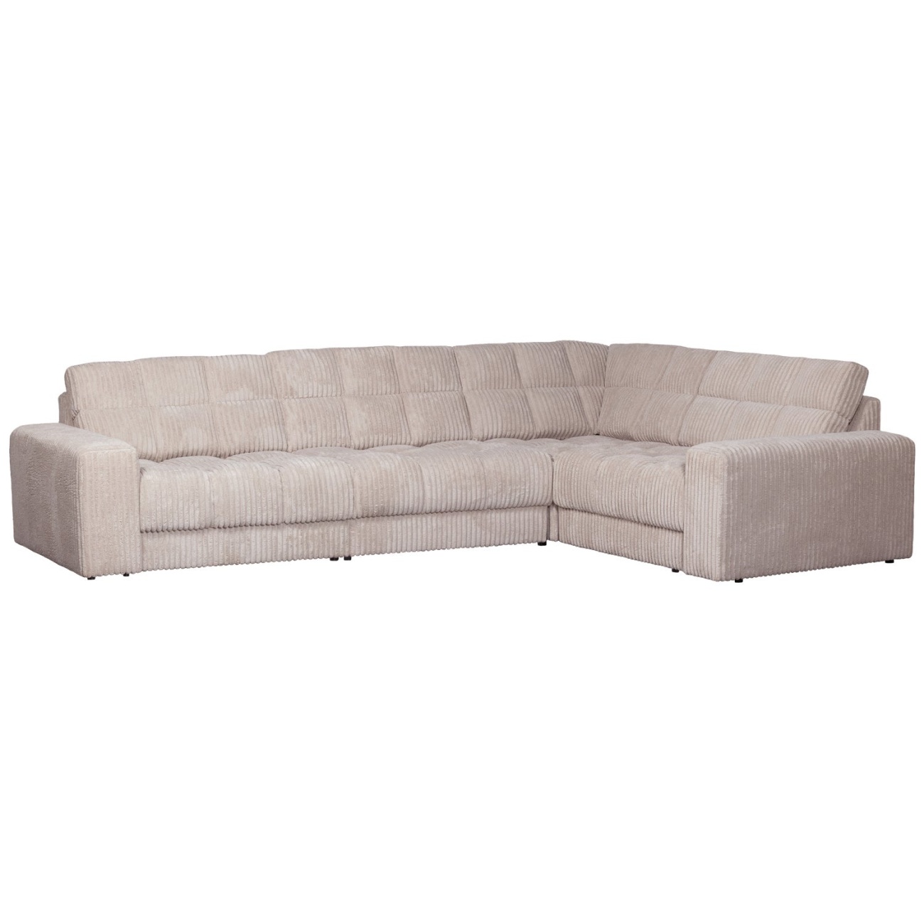 Ecksofa Date mit Cordbezug Rechts, Natur Ecksofa Date mit Cordbezug Rechts, Natur