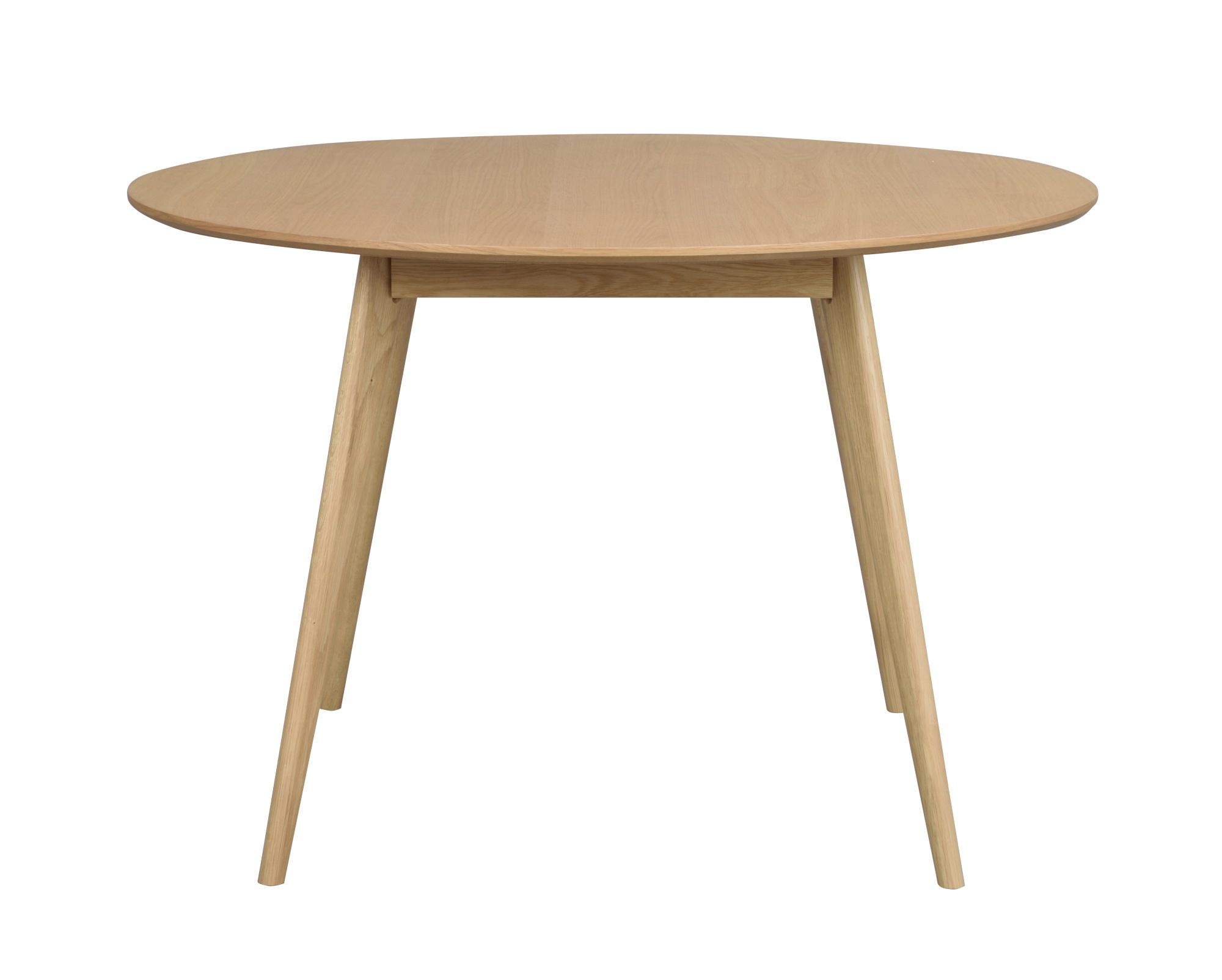 Esstisch Yumi Rund 115cm, MDF Eiche Natur – modernes Design trifft Komfort.