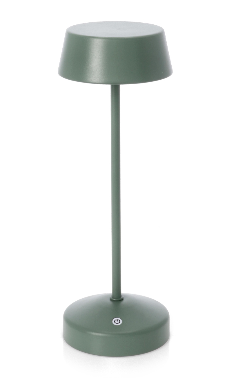 Die Outdoor Lampe Esprit überzeugt mit ihrem modernen Design. Gefertigt wurde sie aus Metall, welches einen grünen Farbton besitzt. Die Lampe besitzt eine Höhe von 33 cm.