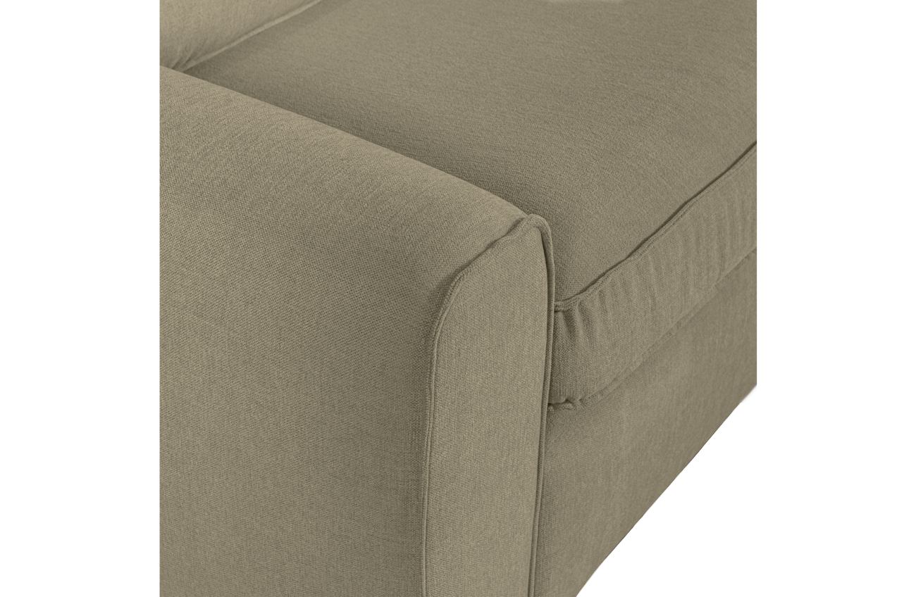 Das Ecksofa Freek überzeugt mit seinem modernen Stil. Gefertigt wurde es aus Malange-Stoff, welches einen hellgrünen Farbton besitzt. Diese Variante hat die Ausführung Rechts. Das Sofa verfügt über zwei Einzelteile, welche leicht zum zusammenstecken sind.