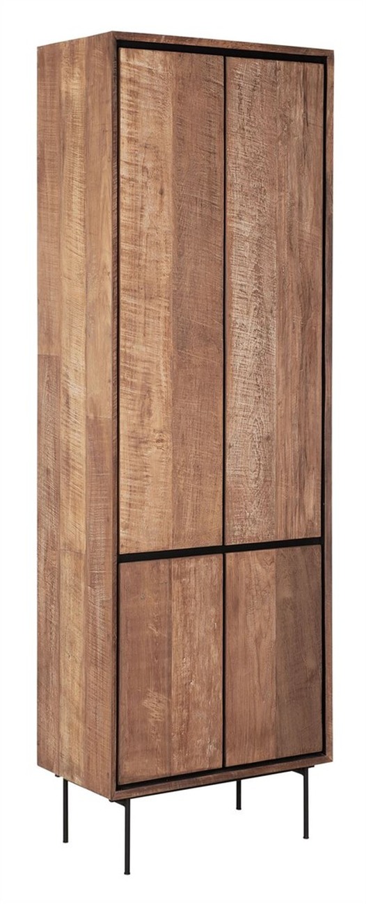 Schrank Metropole aus recyceltem Teakholz, 70 cm Schrank Metropole aus recyceltem Teakholz, 70 cm