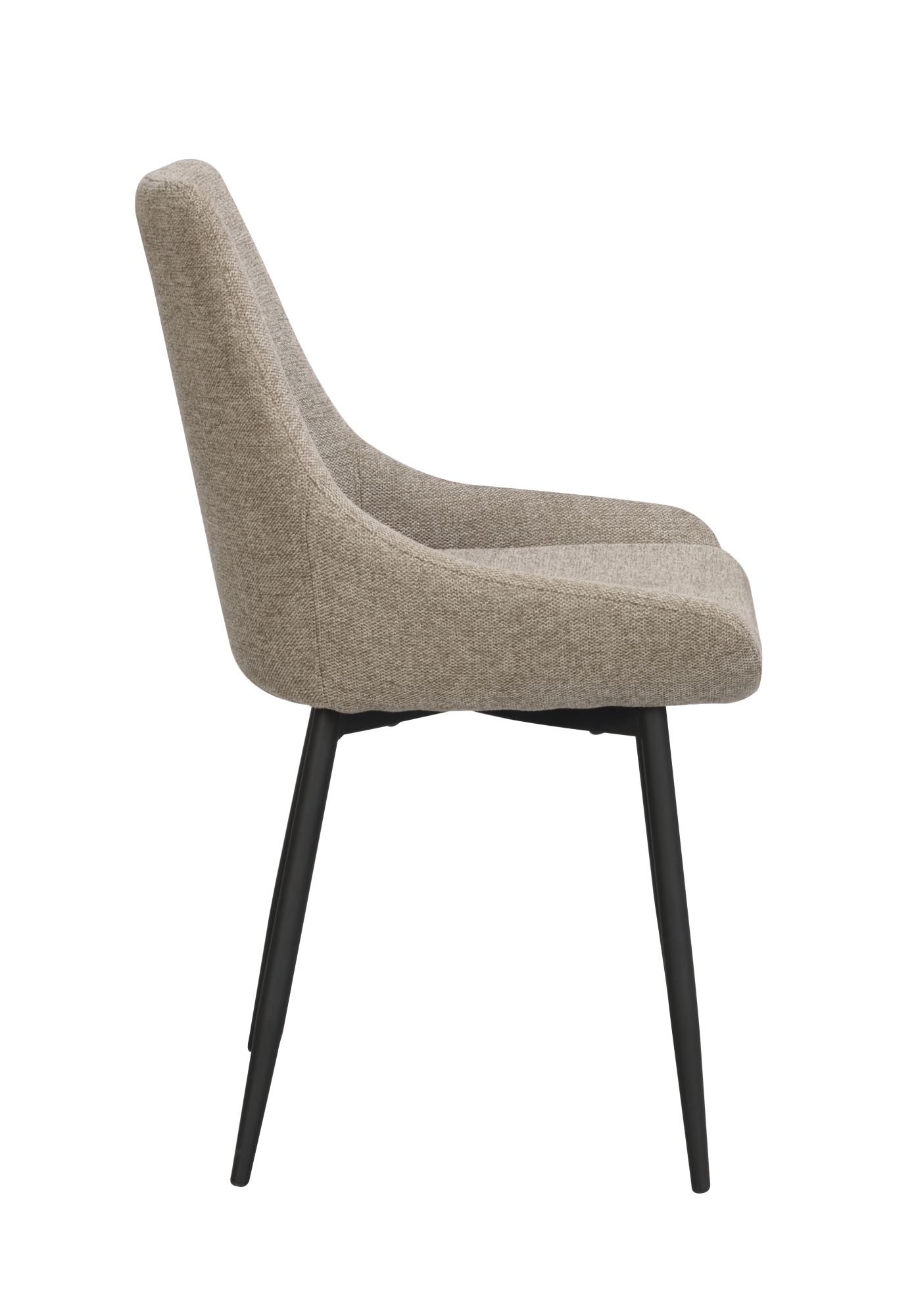 Stuhl Sierra Stoff 2er Set, Beige – stilvoller Blickfang für Ihr Zuhause.