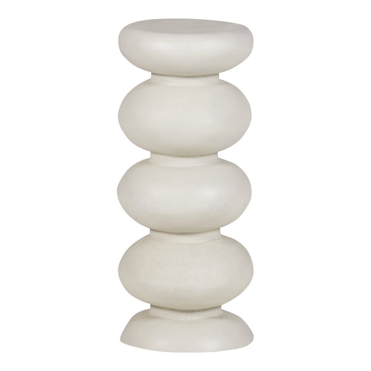 Beistelltisch Brilo - Metall Creme, Ø 29 cm