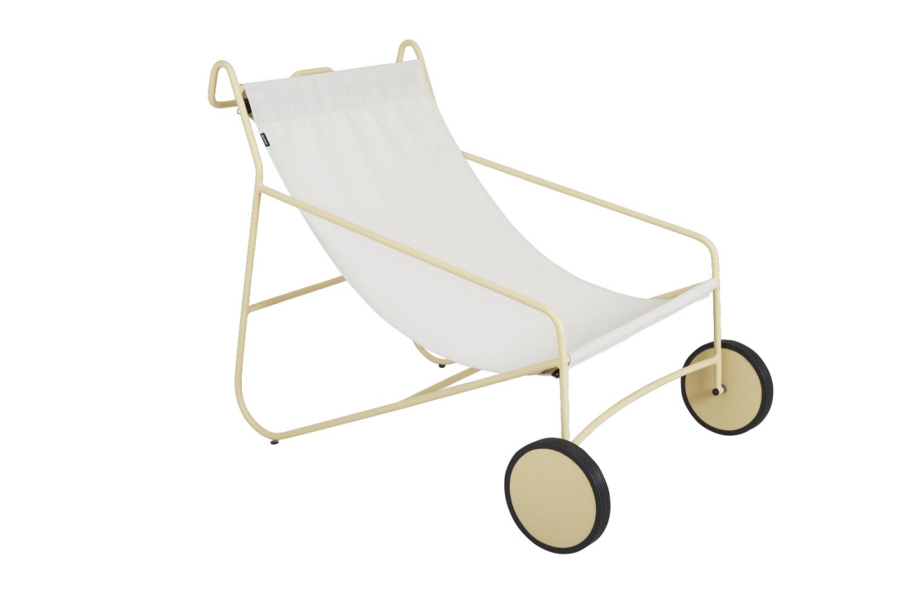 Gartensessel Poul aus Metall, Gelb Gartensessel Poul aus Aluminium, Gelb