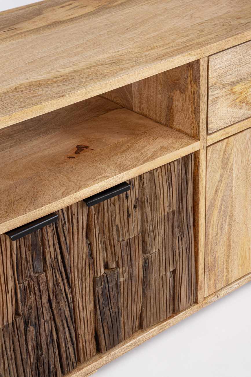 TV-Board Nashik aus Mangoholz, 175 cm