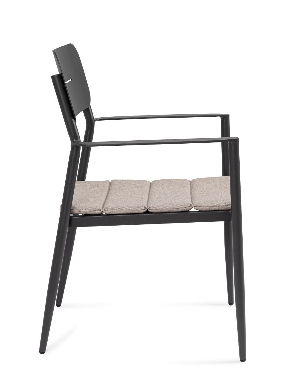 Gartenstuhl Nebula aus Aluminium, Anthrazit