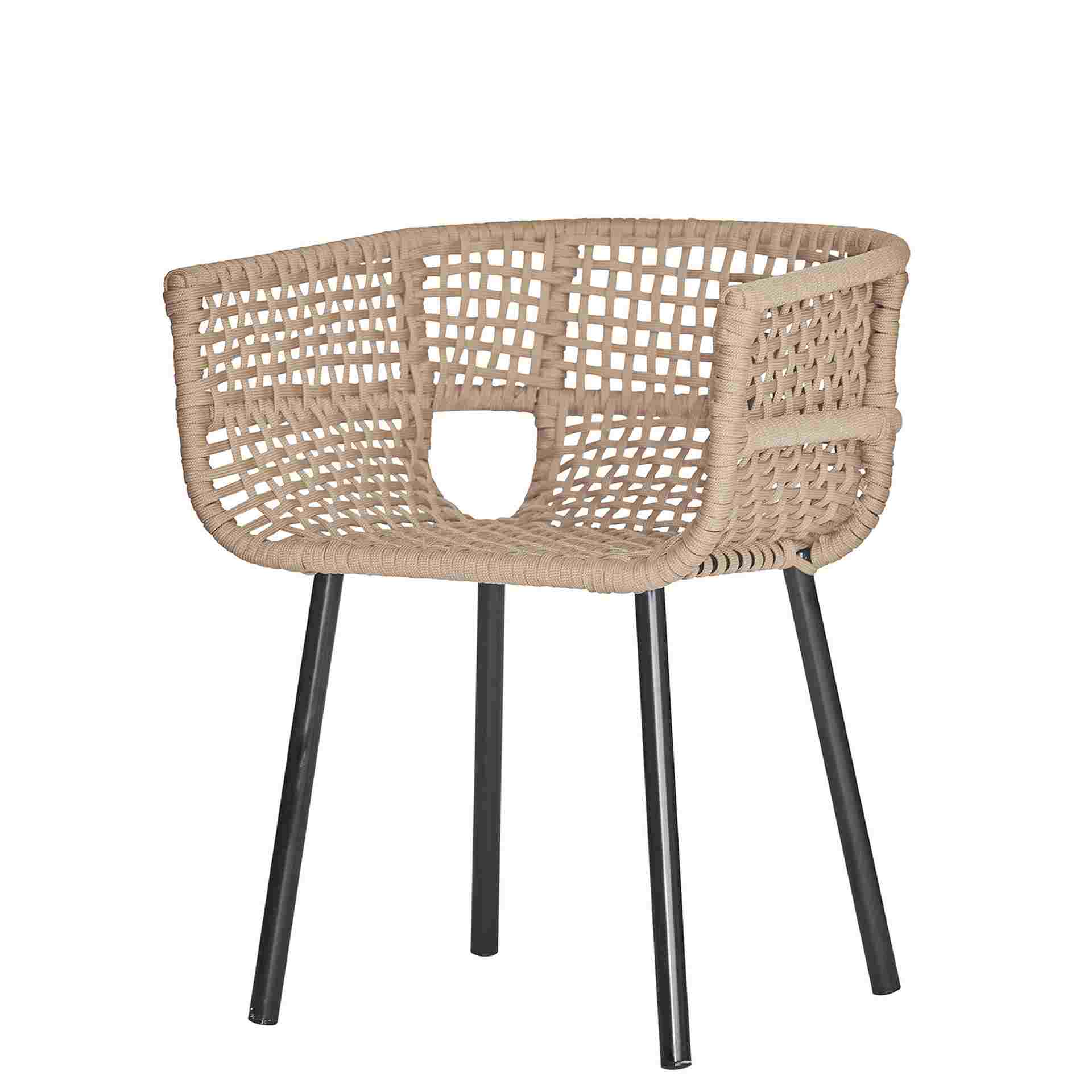 Gartenstuhl Suka aus Aluminium, Taupe Gartenstuhl Suka aus Aluminium, Taupe