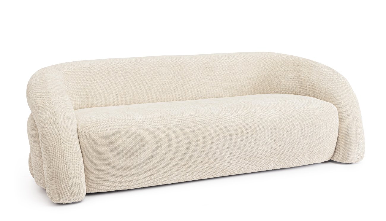 Sofa Clemence aus Stoff, Beige Sofa Clemence aus Stoff, Beige