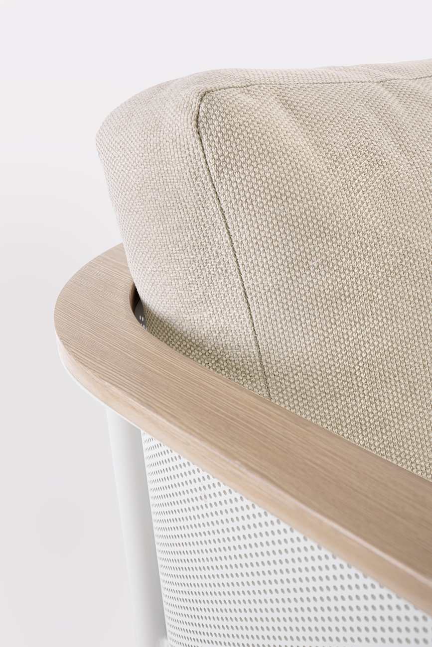 Garten-Set Ulises 4er Gruppe, Weiß