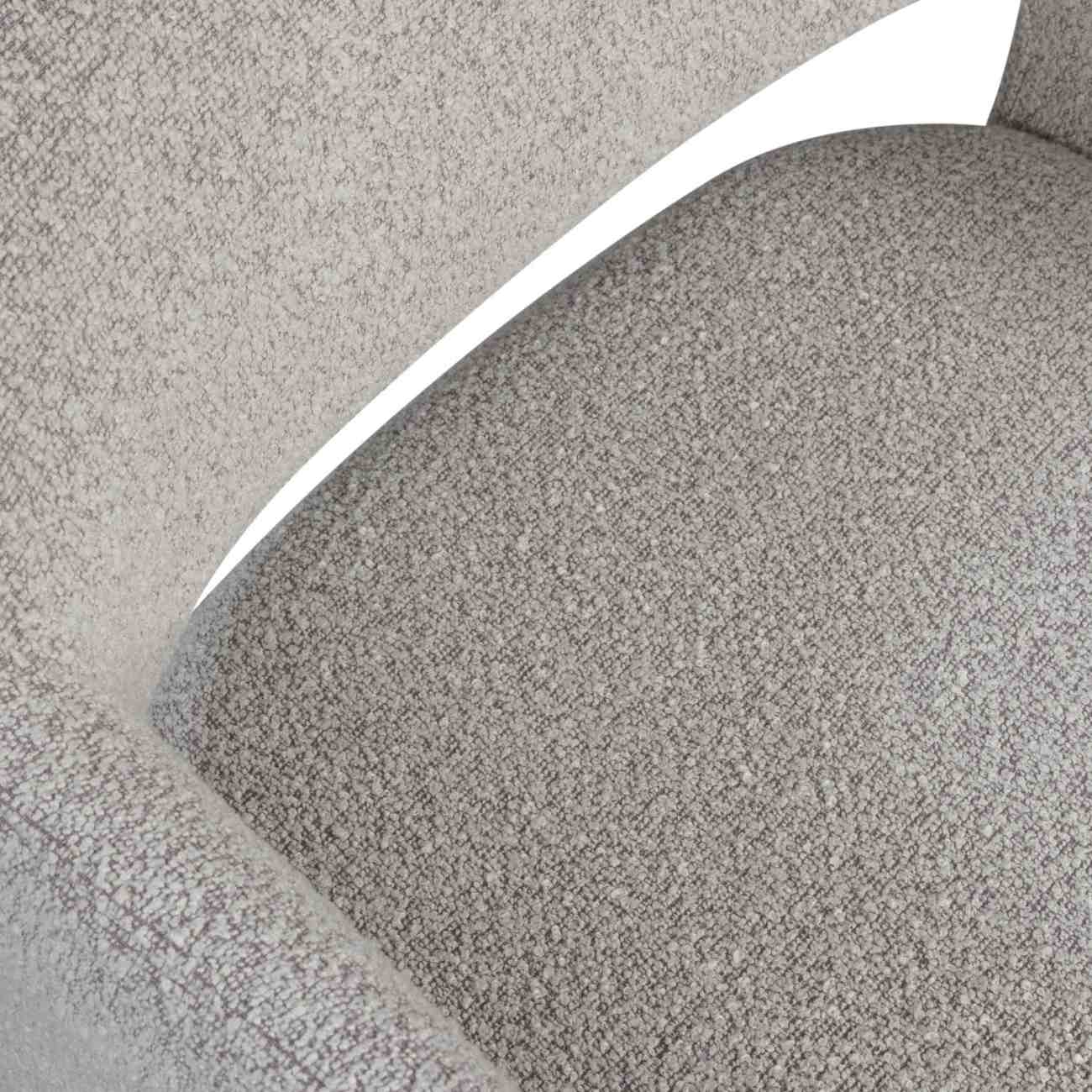 Esszimmerstuhl Lyric mit Rädern, Grau