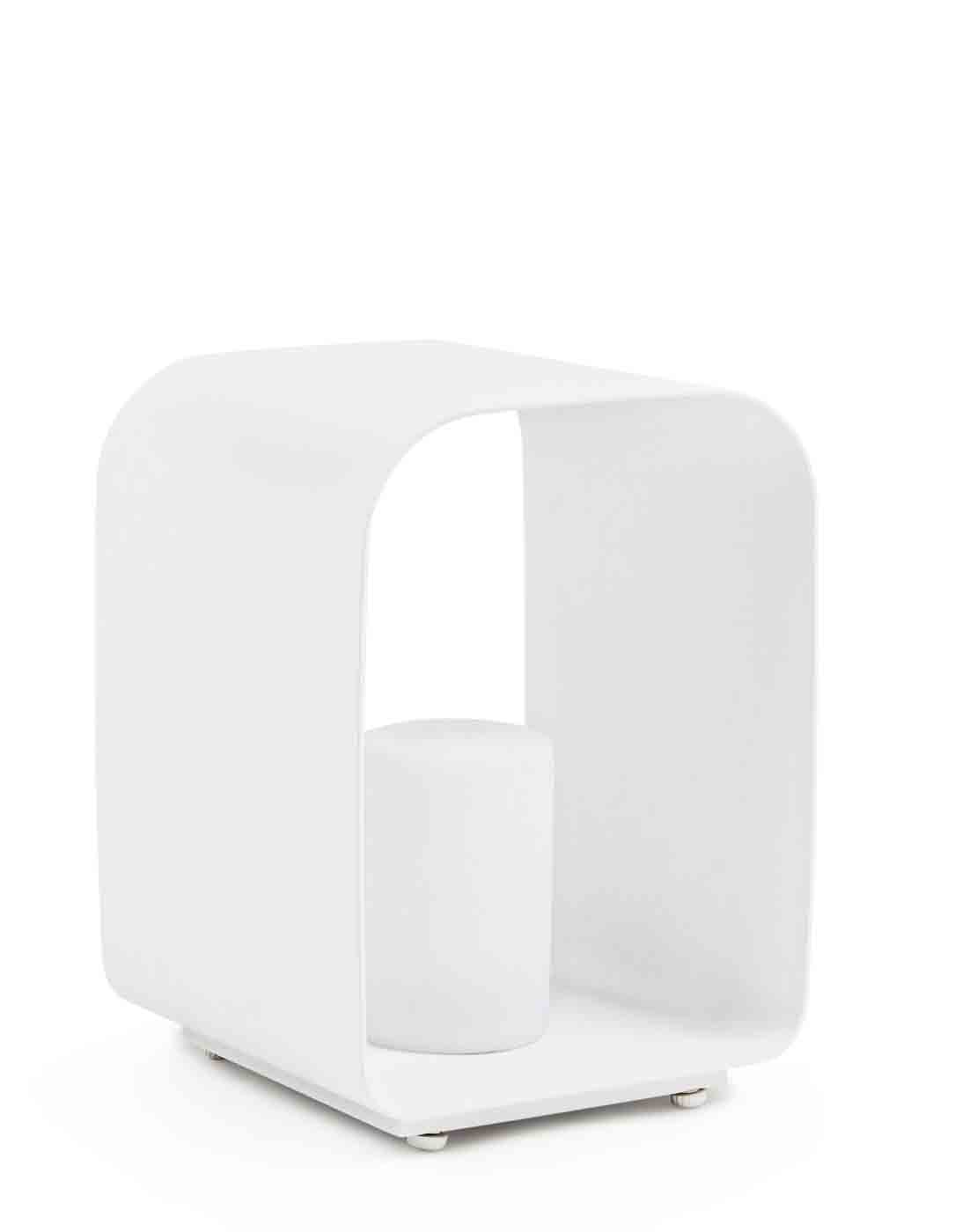 Outdoor-Lampe Ridley aus Aluminium 35 cm, Weiß Outdoor-Lampe Ridley aus Aluminium 35 cm, Weiß