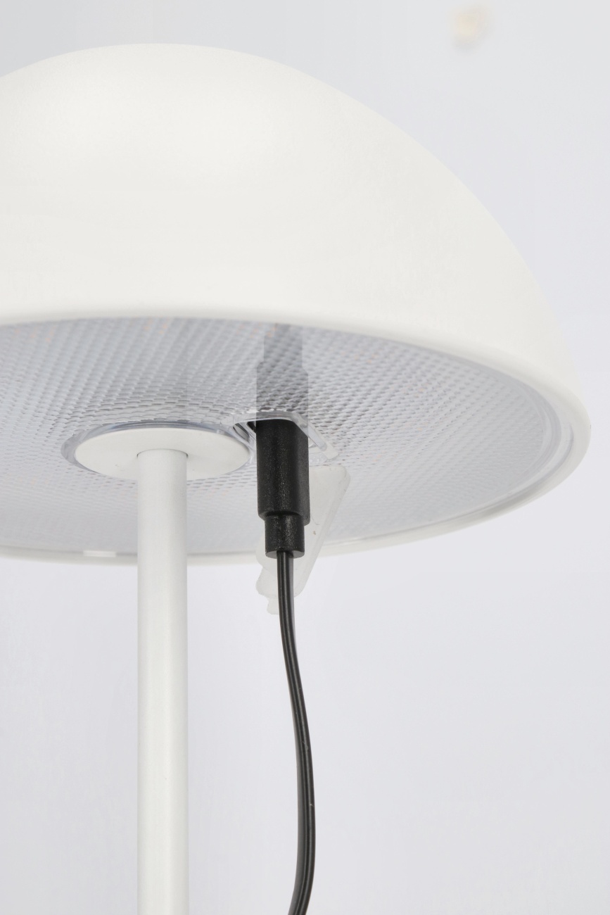 Gartentischleuchte Beren mit LED, Weiß