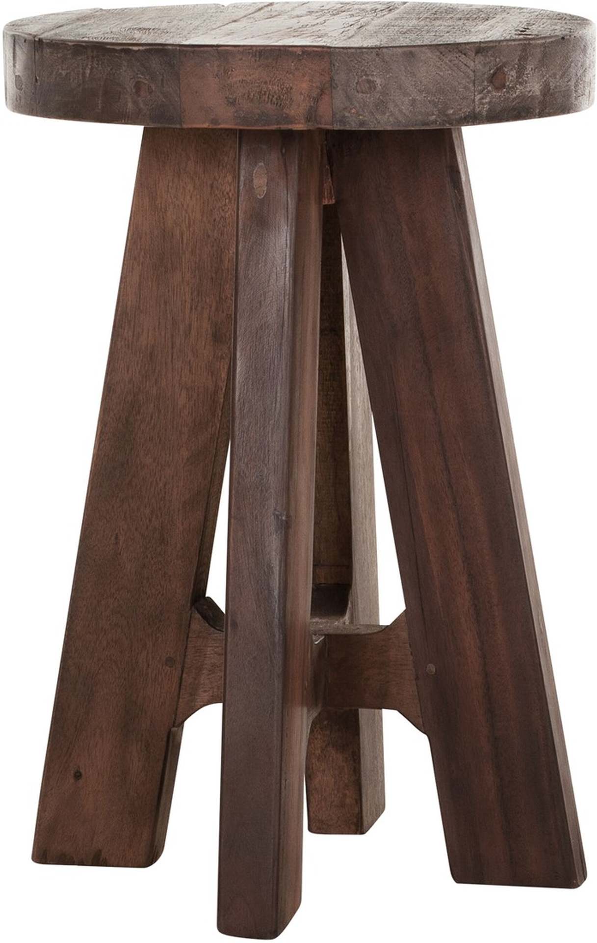 Der Hocker Timber wurde aus verschiedenen Holzarten gefertigt.Der Hocker überzeugt mit seinem massivem aber auch modernen Design.