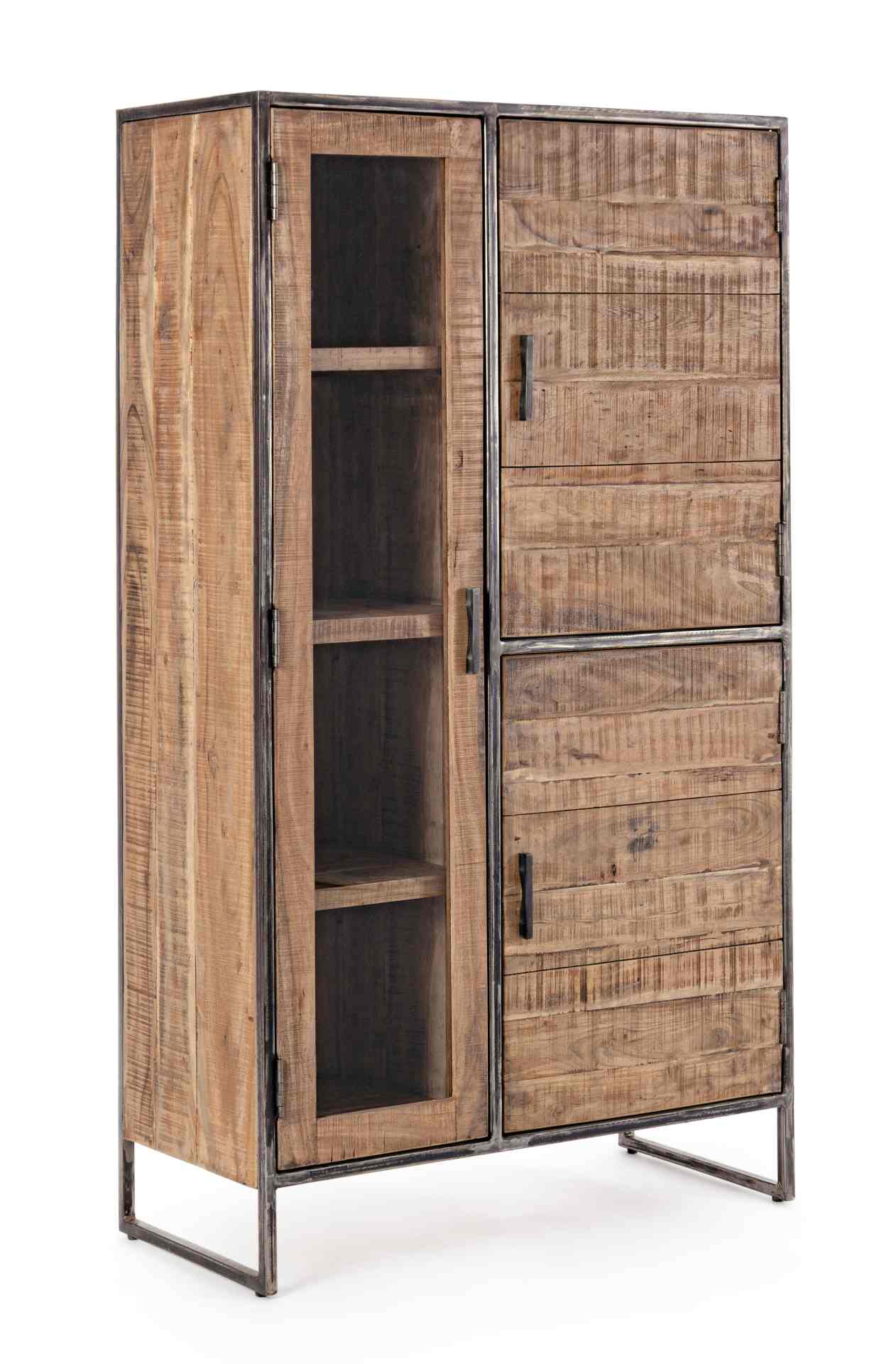 Highboard Elmer aus Akazienholz, 3 Türen Highboard Elmer aus Akazienholz, 3 Türen