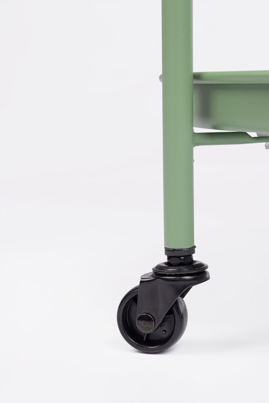 Gartenservierwagen Austin aus Metall, Grün