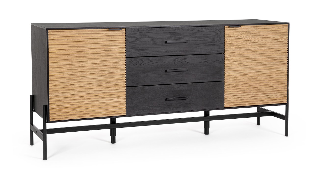 Sideboard Allycia aus Eschenholz, 164 cm Sideboard Allycia aus Eschenholz, 164 cm