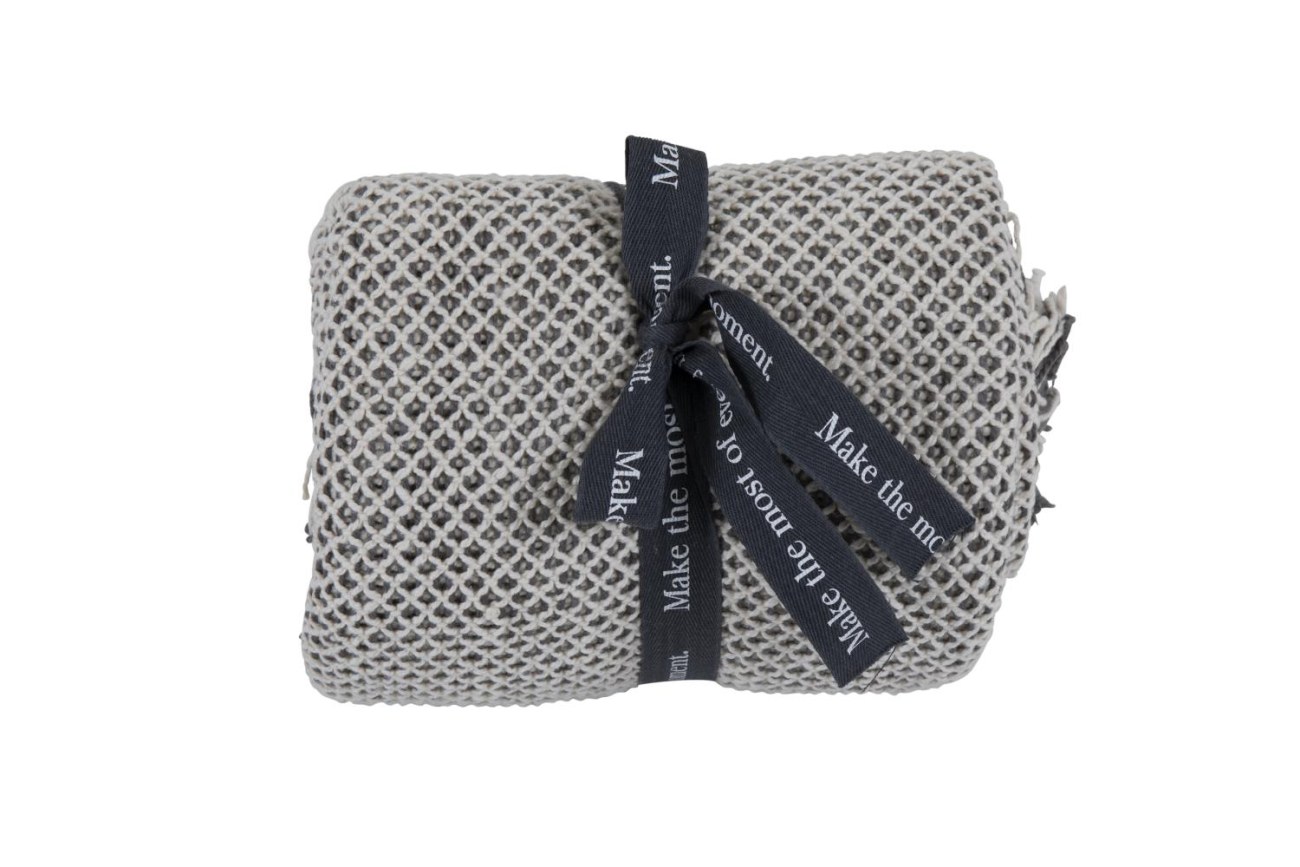 Decke Fortore 130x170 cm, Grau