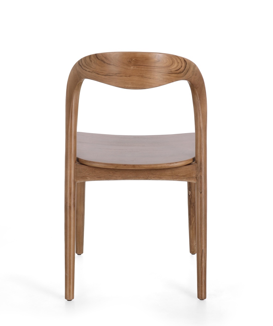 Esszimmerstuhl Miley aus Teakholz, Natur
