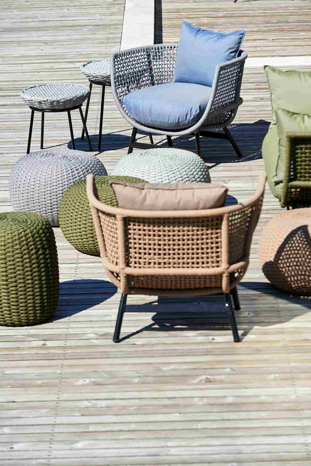 Gartensessel mit Quick dry Foam, pflegeleicht & wetterfest