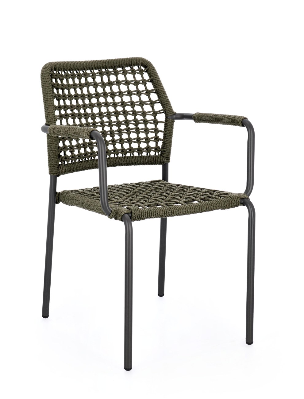 Gartenstuhl Rajada aus Aluminium, Grün / Anthrazit Gartenstuhl Rajada aus Aluminium, Grün / Anthrazit