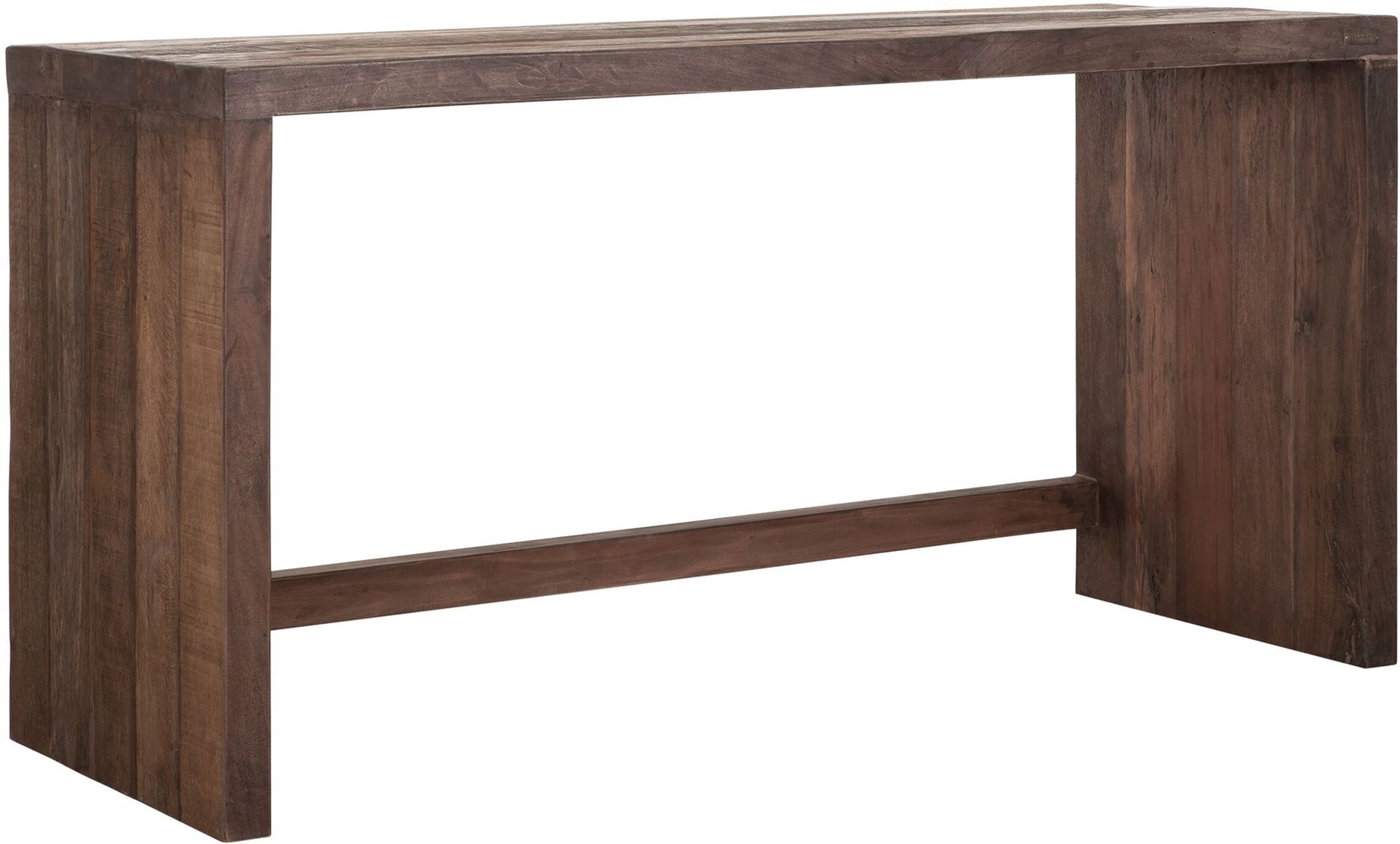 Der Schreibtisch Timber wurde aus verschiedenen Holzarten gefertigt.Der Tisch überzeugt mit seinem massivem aber auch modernen Design. Der Schreibtisch besitzt eine Länge von 150 cm.
