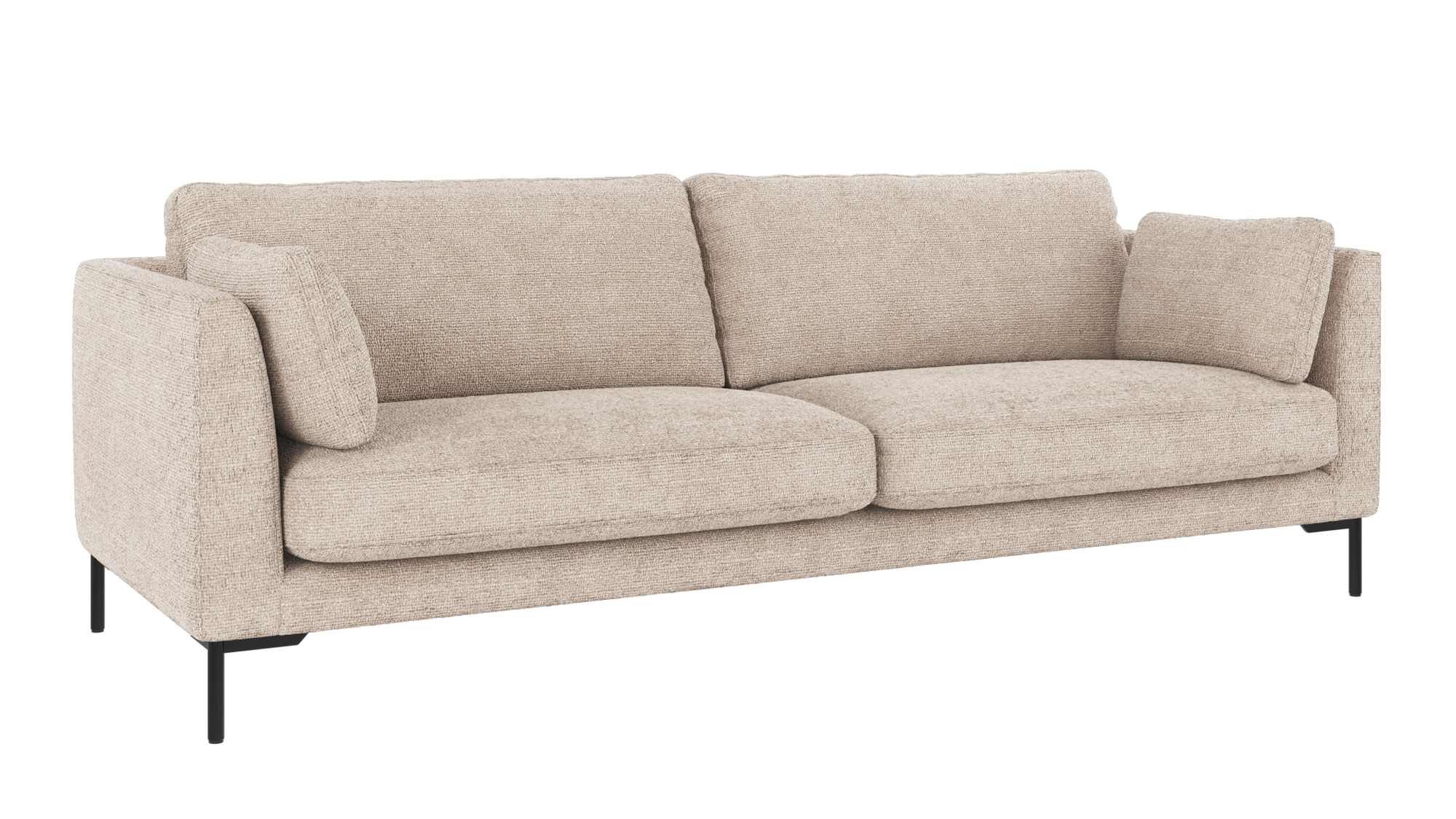 Sofa Corwin 3-Sitzer, Bezug Robin Hellgrau