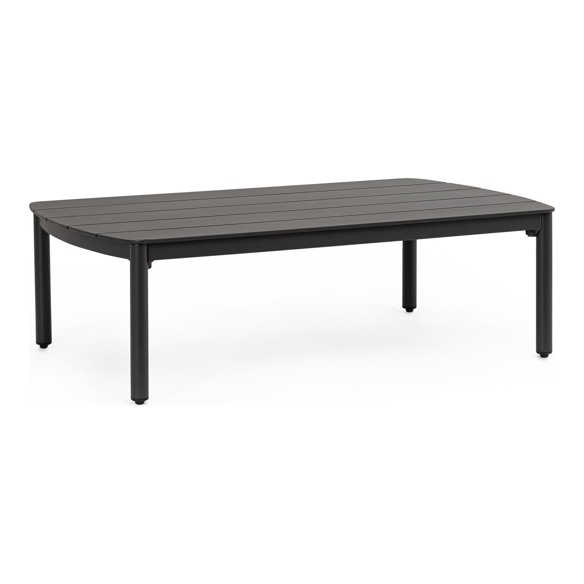 Gartencouchtisch Fenix - Aluminium Anthrazit, 115 x 68 cm