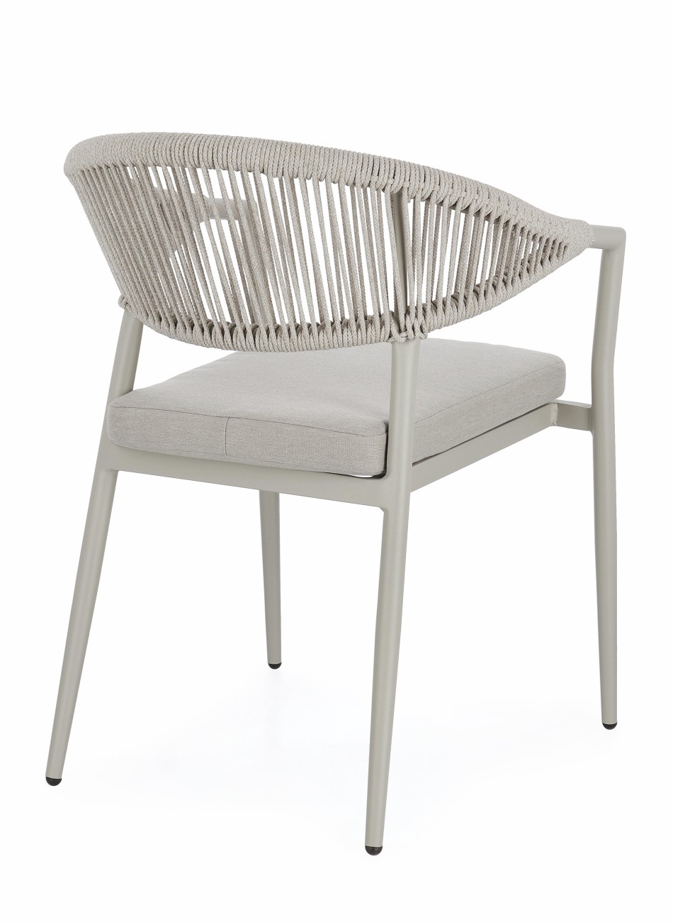 Gartenstuhl Millor aus Aluminium, Saturn / Saturn