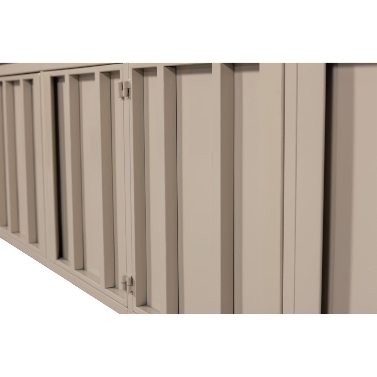 TV-Board Level aus Metall 160 cm, Sand