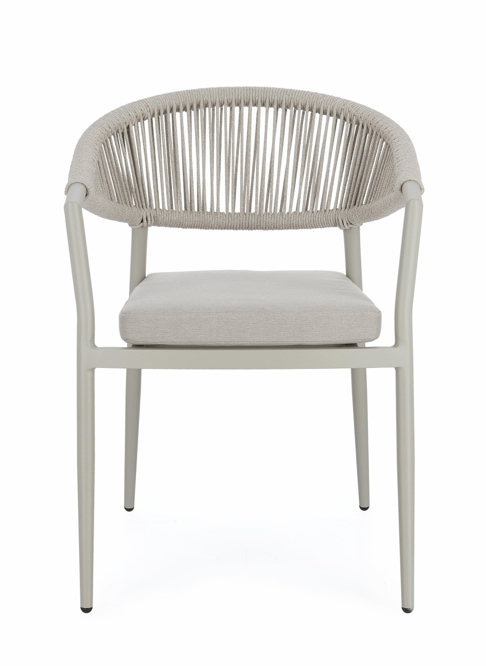 Gartenstuhl Millor aus Aluminium, Saturn / Saturn