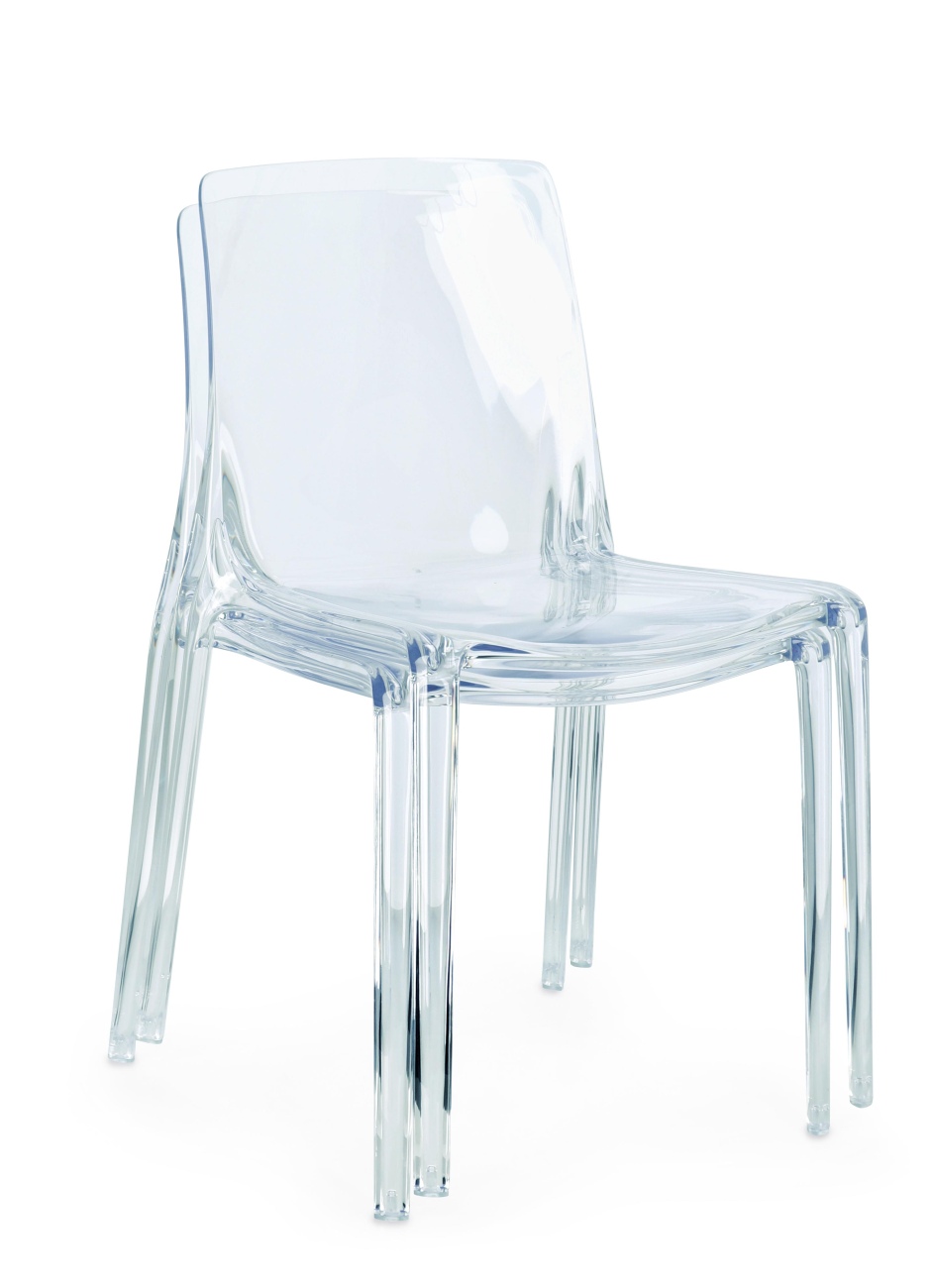 Gartenstuhl Adele 4er-Set, Transparent