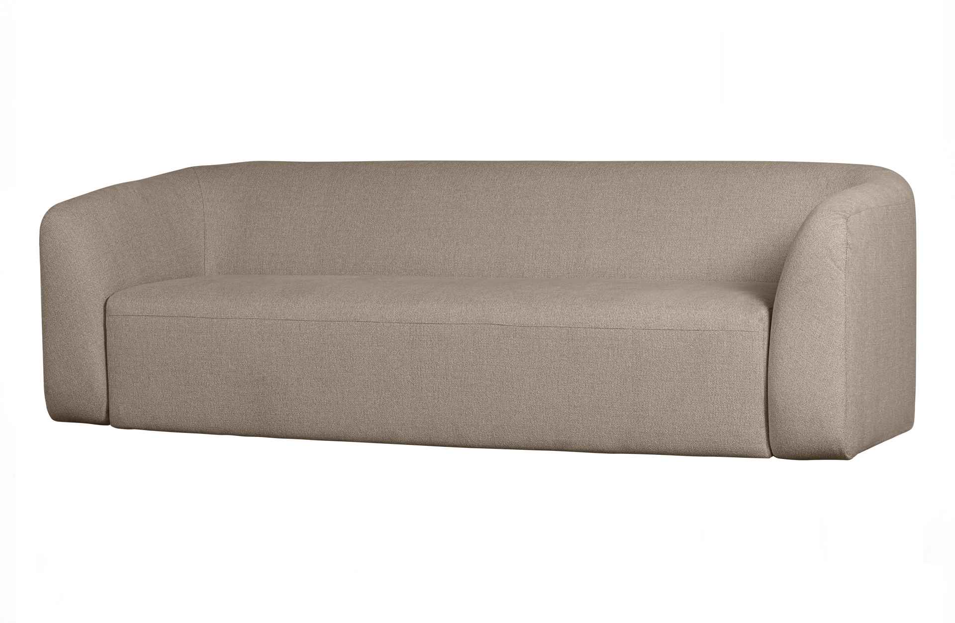 3-Sitzer Sofa Sloping aus Stoff, Natur 3-Sitzer Sofa Sloping aus Stoff, Natur