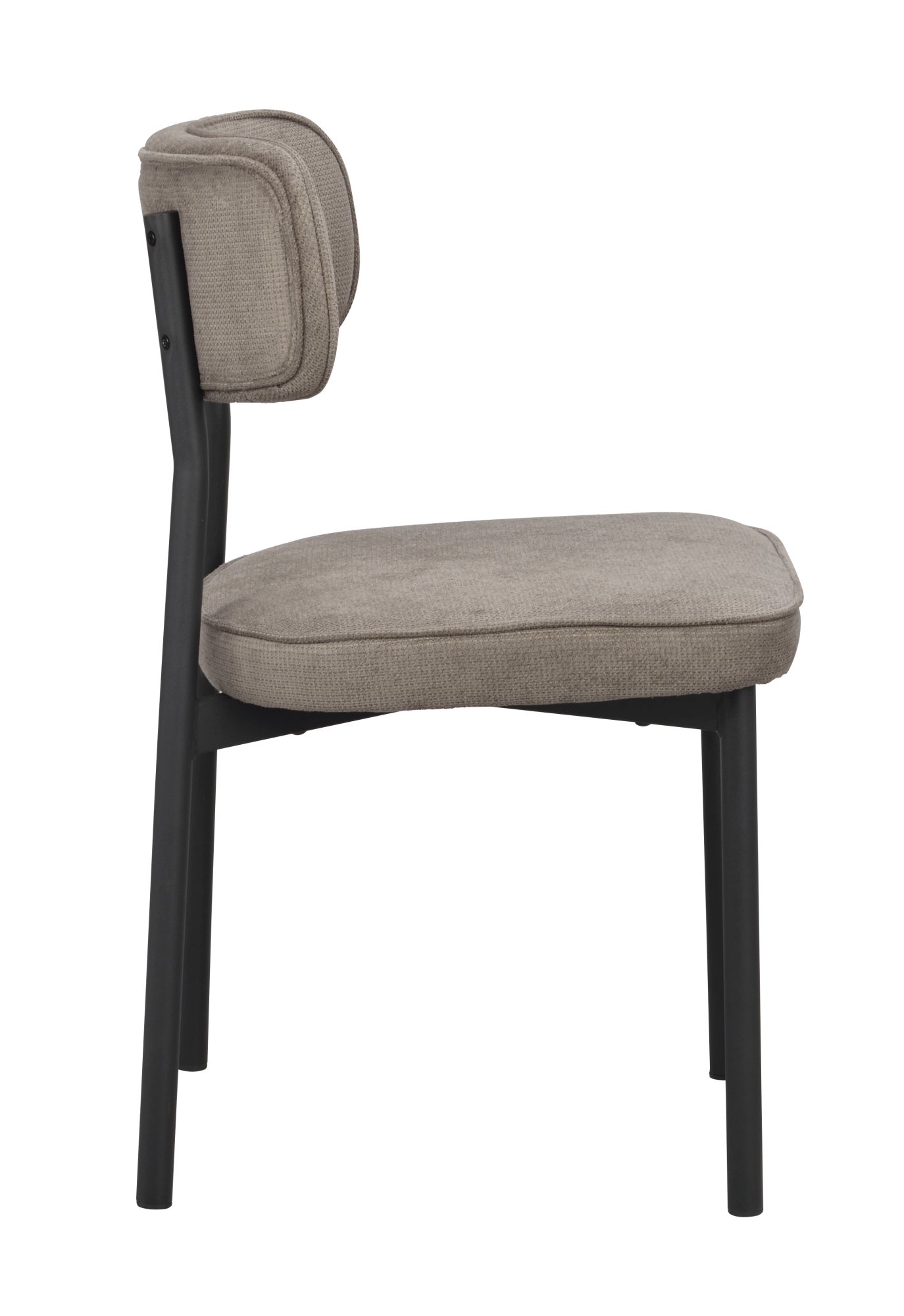 Stuhl Paisley 2er Set, Grau-Braun – modernes Design trifft Komfort.