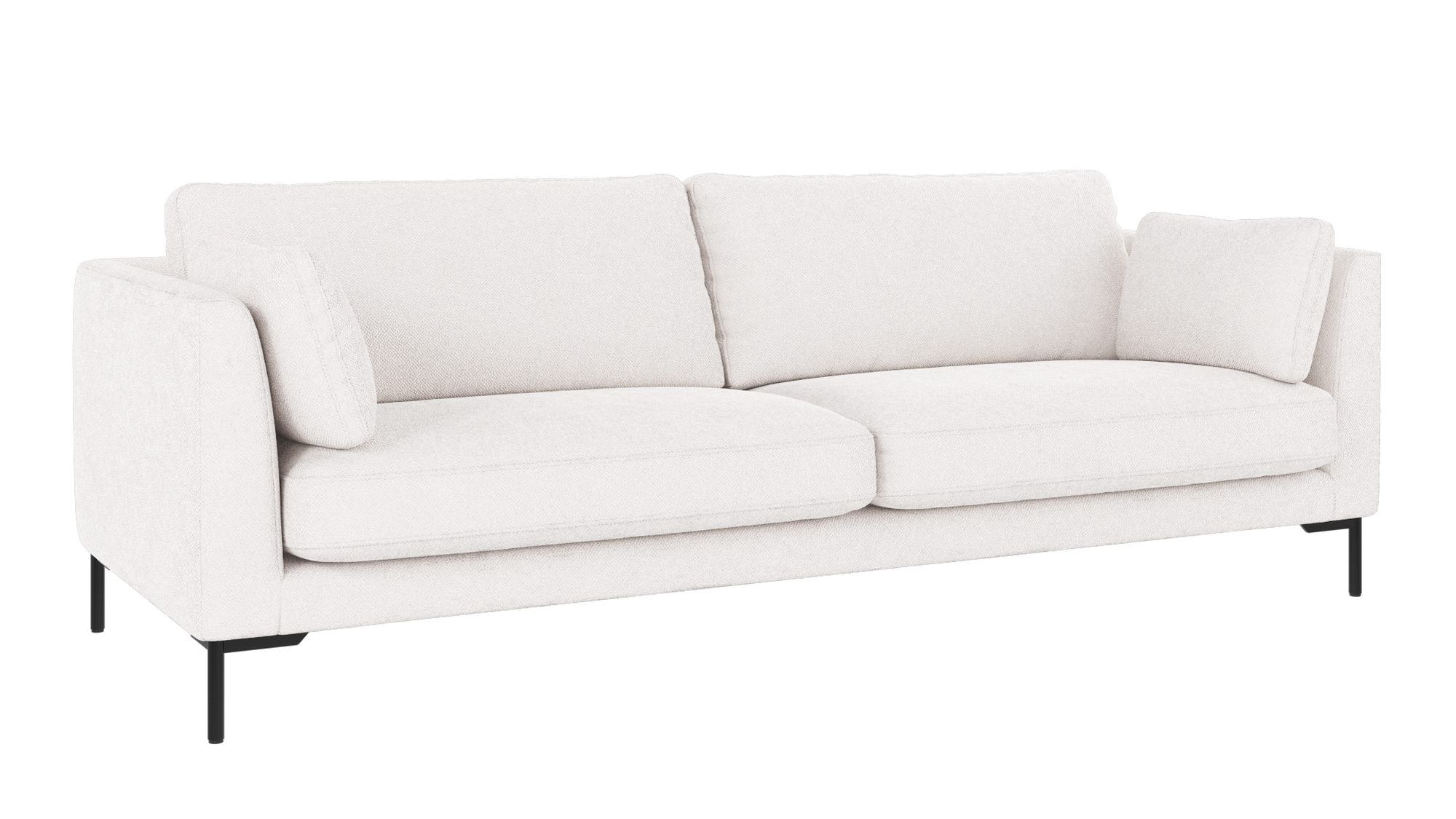 Sofa Corwin 3-Sitzer, Bezug Bobby Weiß