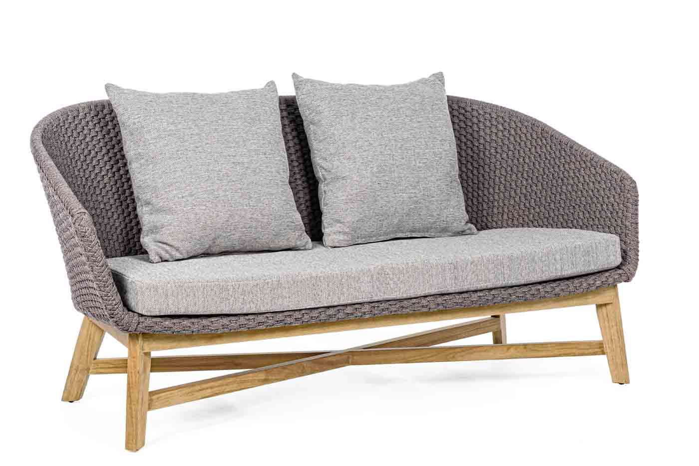 2 Sitzer Sofa Coachella mit Kissen,Grau 2 Sitzer Sofa Coachella mit Kissen,Grau