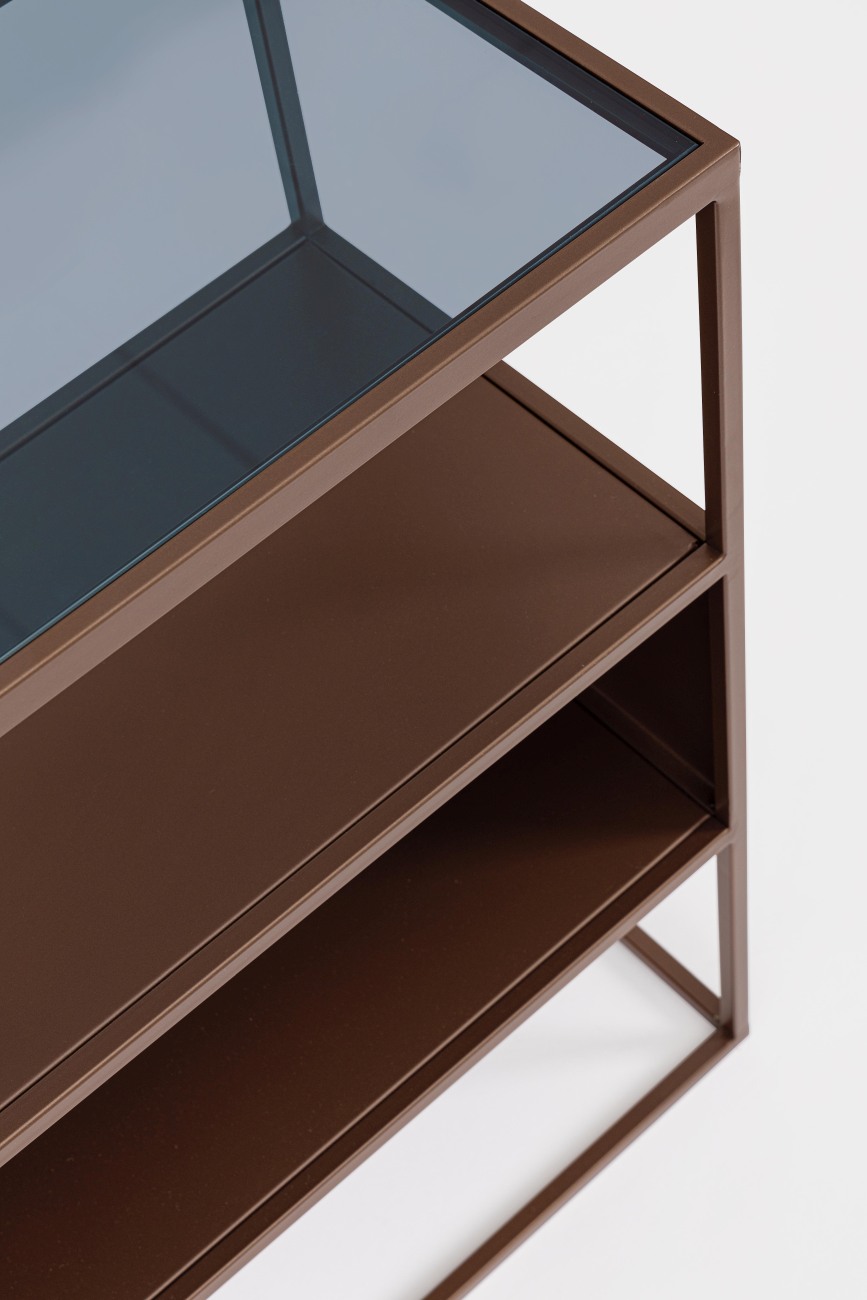 Konsole Godric aus Metall, 140 cm