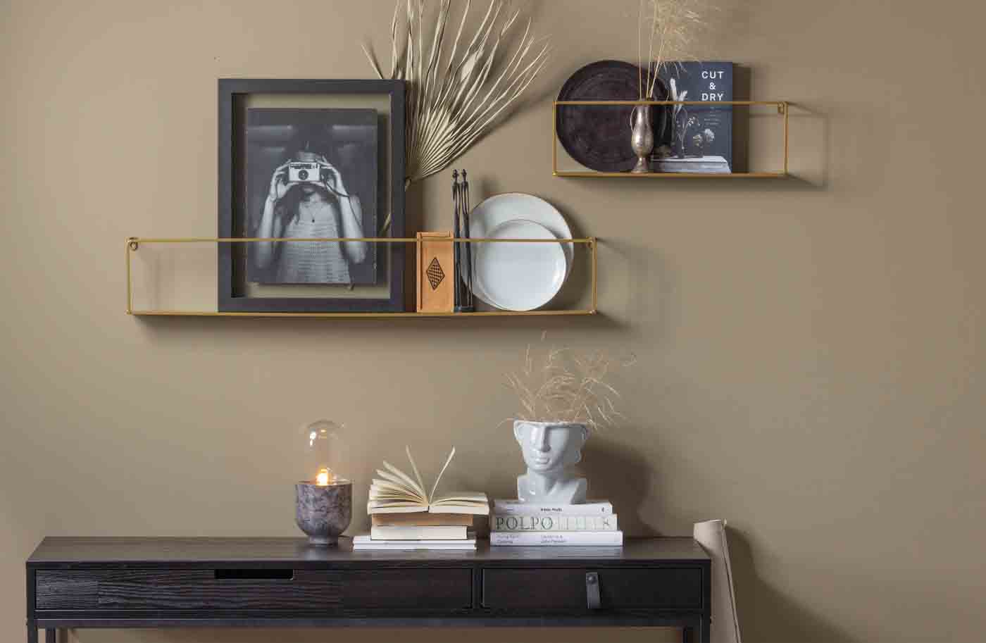 Konsole Silas Schubladen, Eiche schwarz