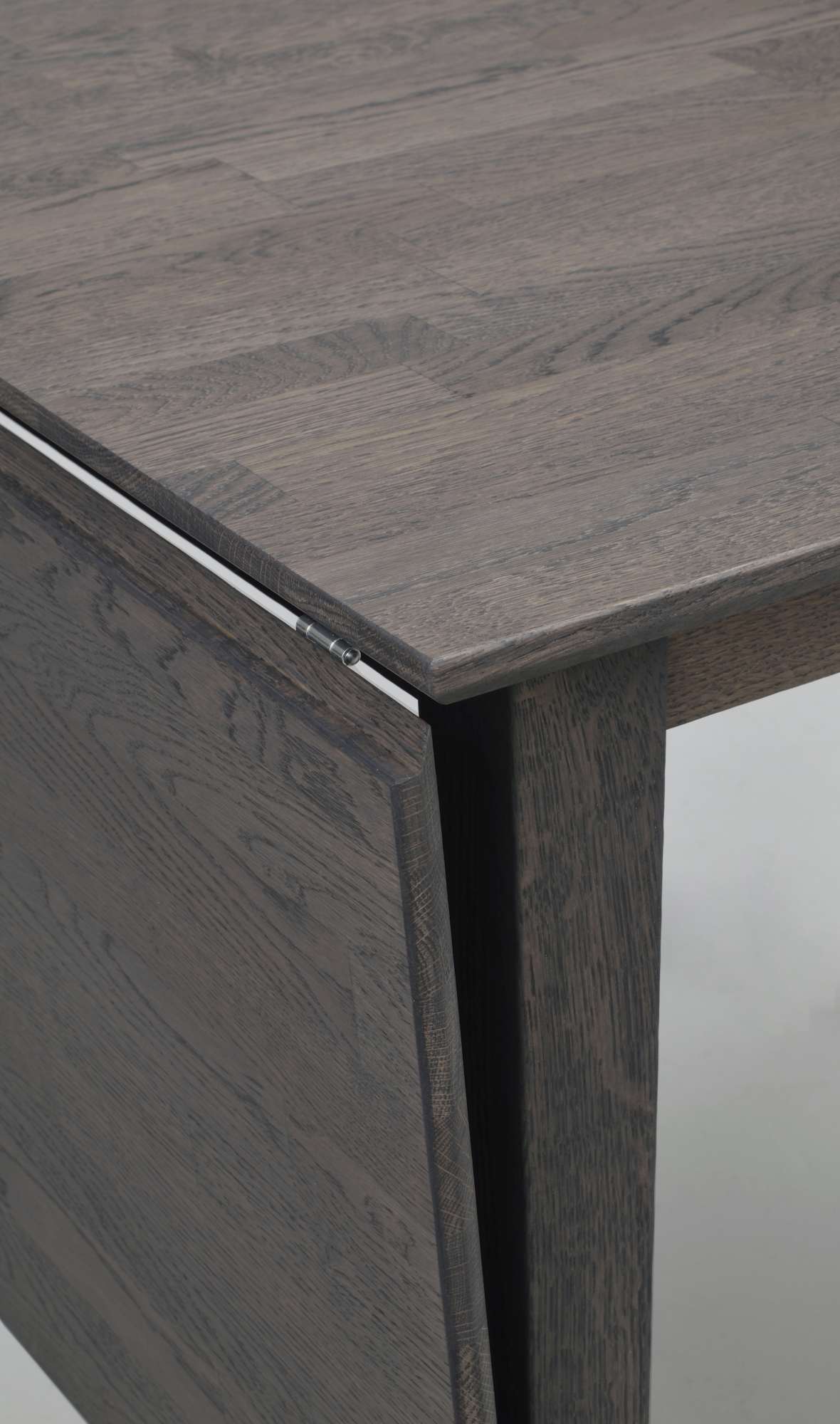 Komfortabel & schön – Klapptisch Filippa, 120/165x80cm, Eiche Braun.