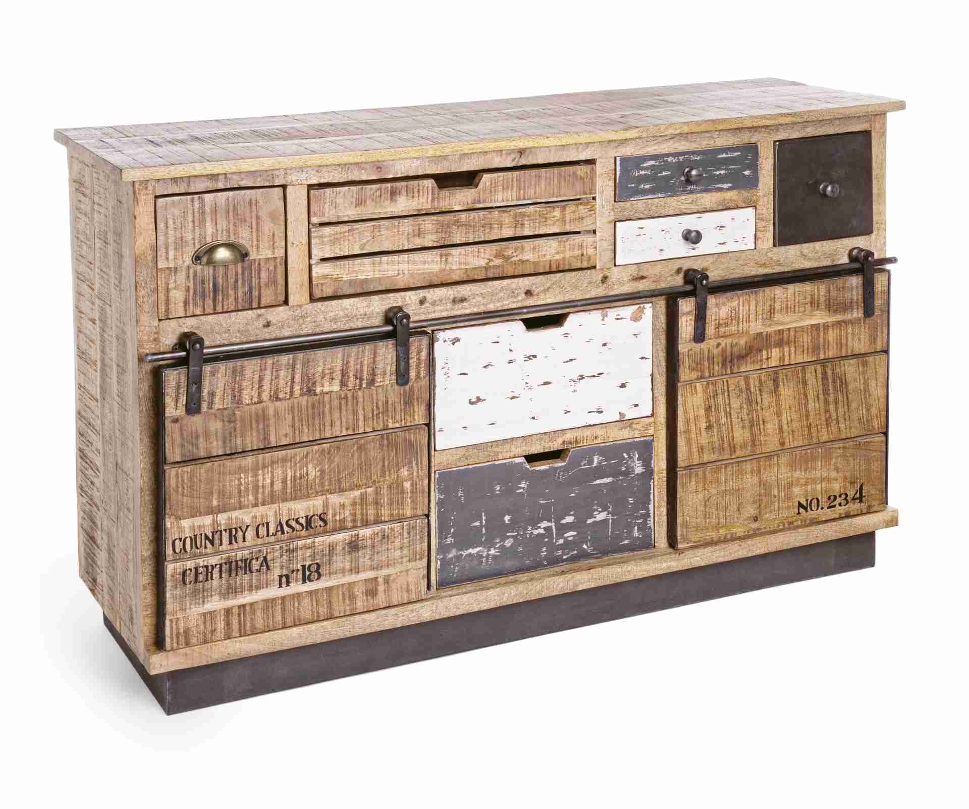 Sideboard Tudor aus Mangoholz, 125 cm Sideboard Tudor aus Mangoholz, 125 cm