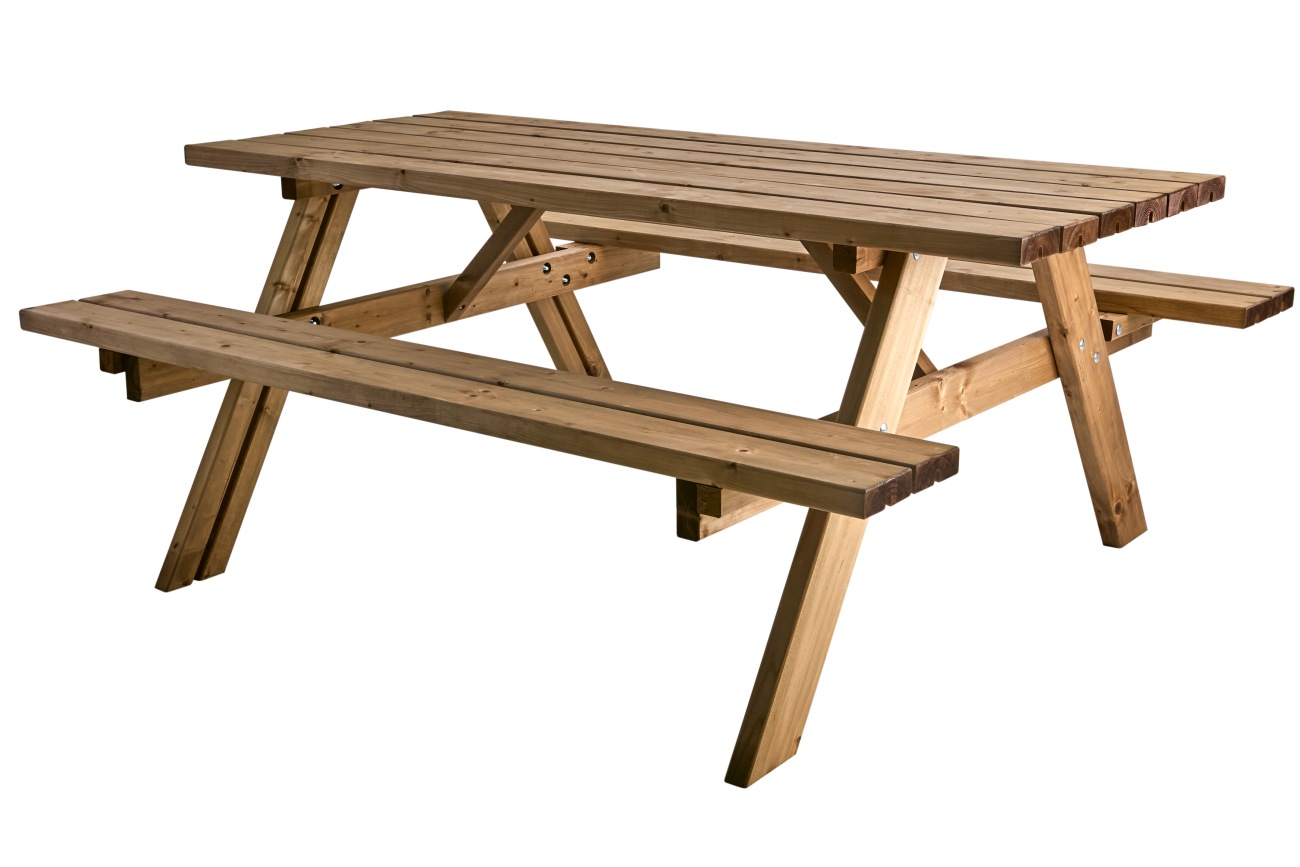 Picknicktisch Arvidsbo aus Kiefernholz, Natur Picknicktisch Arvidsbo aus Kiefernholz, Natur